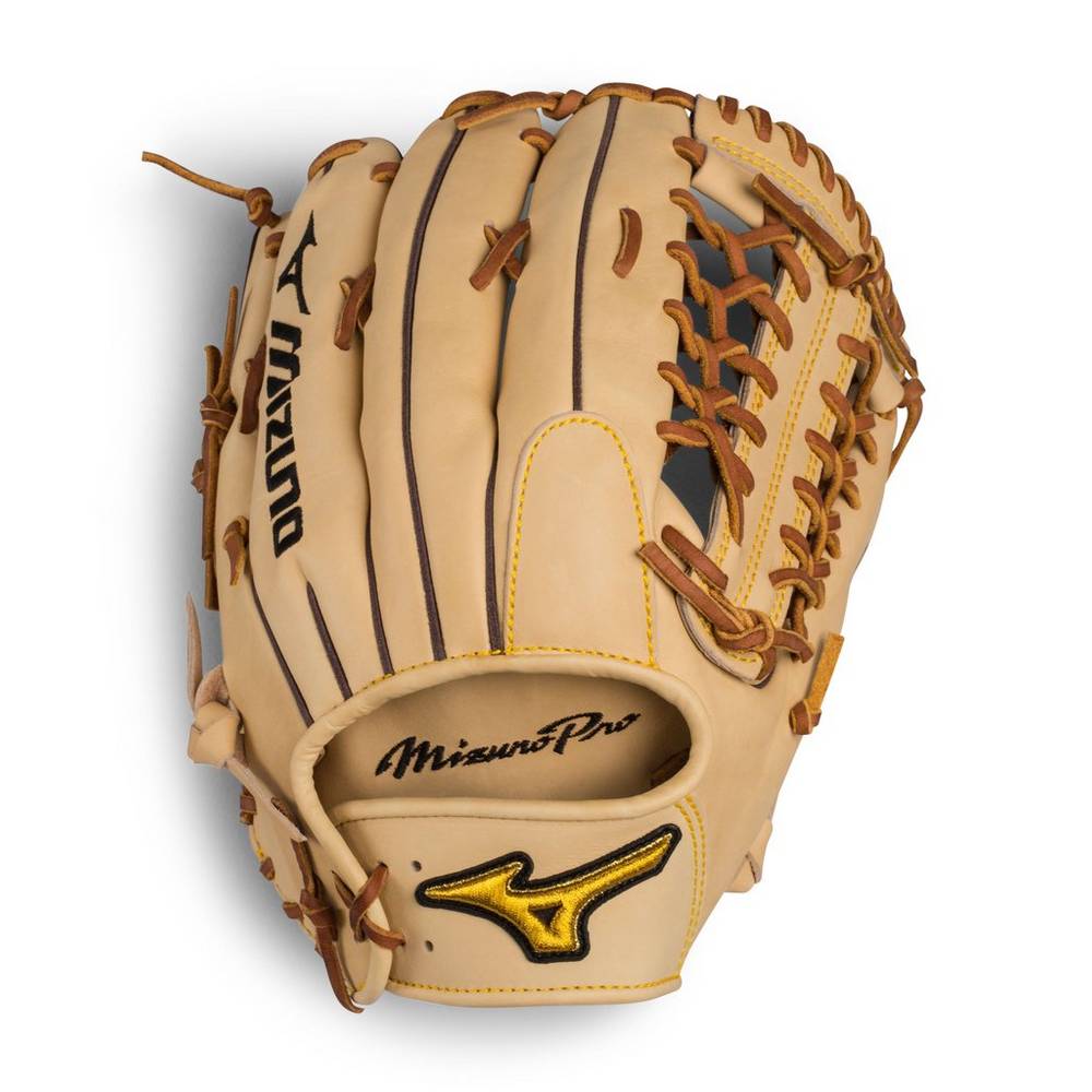 Mens Mizuno Pro Outfield 12.75" - Deep Pocket Baseball Gloves Brown Philippines (NBYOUT231)